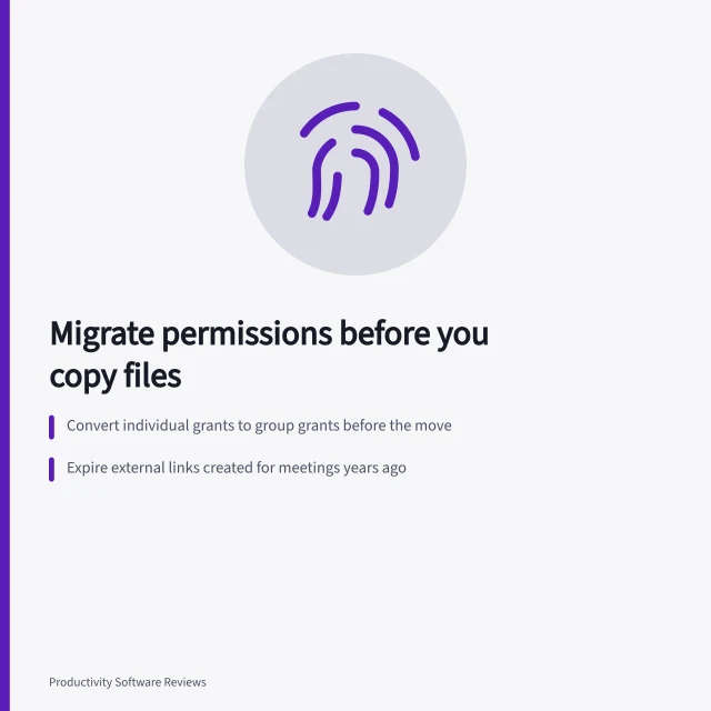 Card on file sharing migration as a permissions and links problem. File sharing migration is a permissions problem, not a copying one